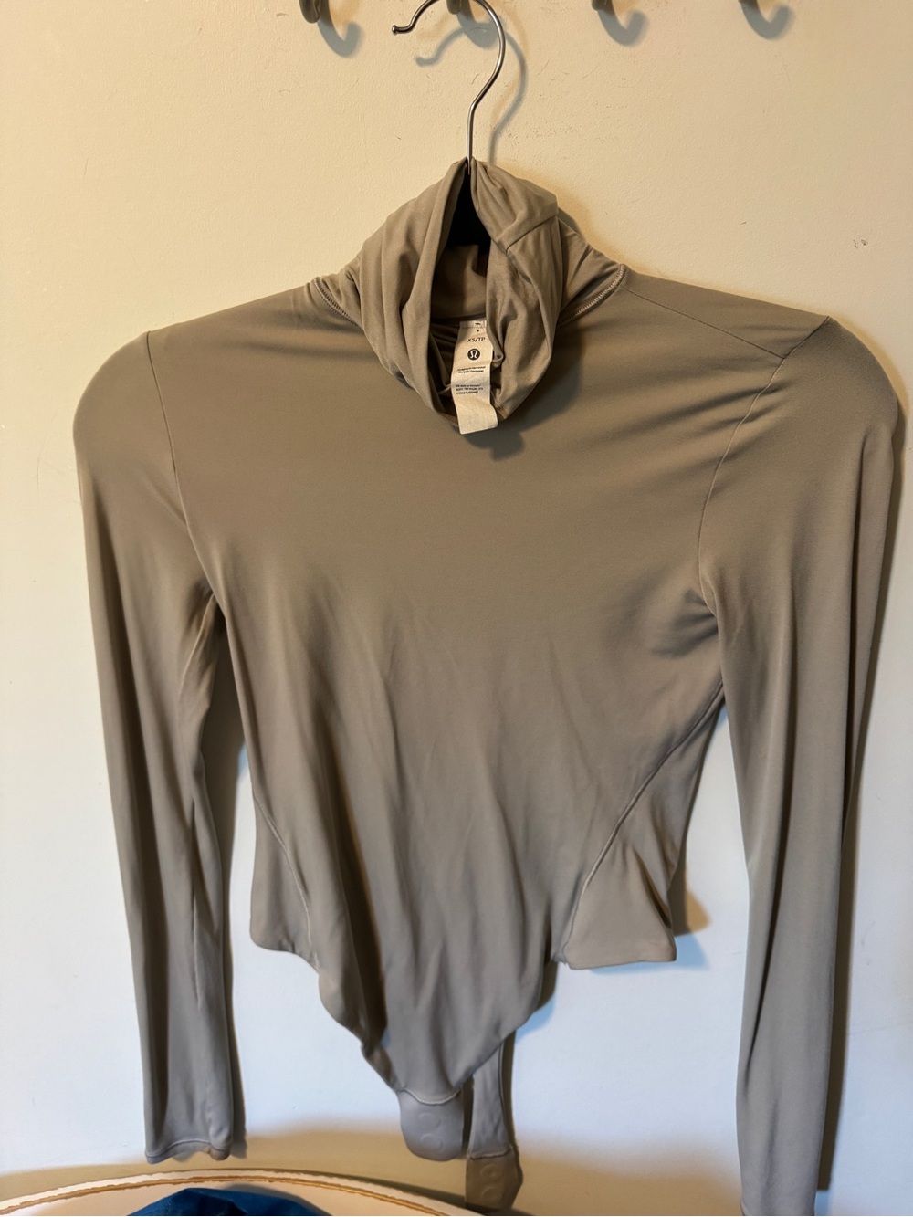 lululemon athletica Taupe Long-Sleeve Turtleneck Bodysuit